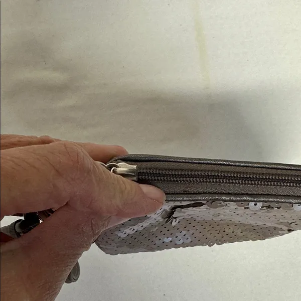 Coach Mermaid Sequin Wristlet with Shimmering Accents - Image 6