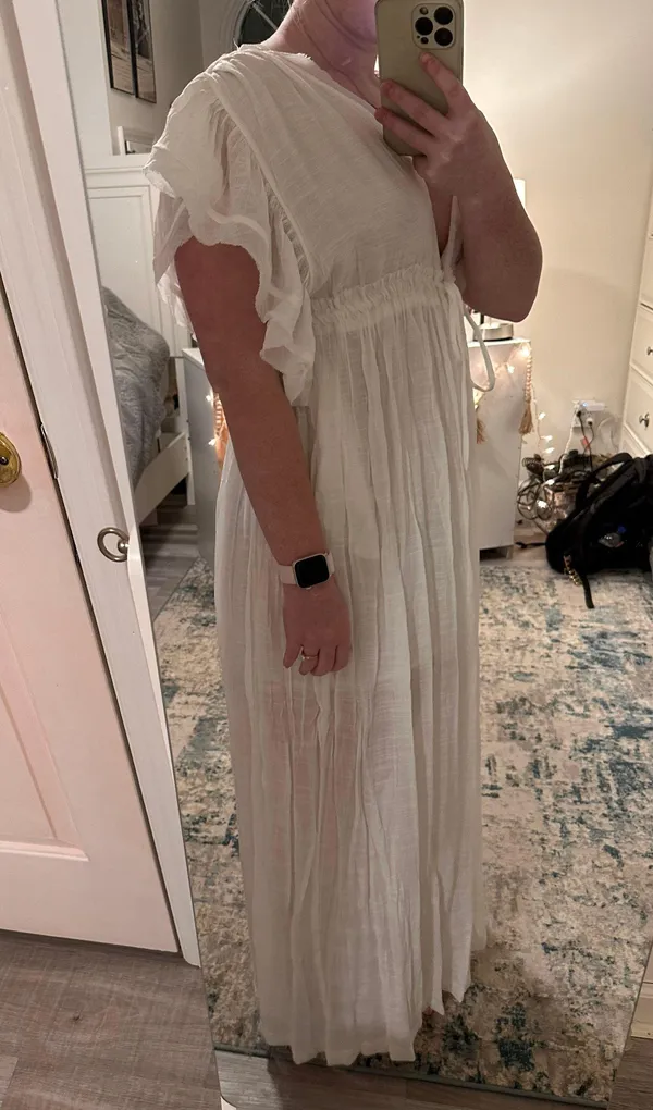 White flowy dress - Image 2