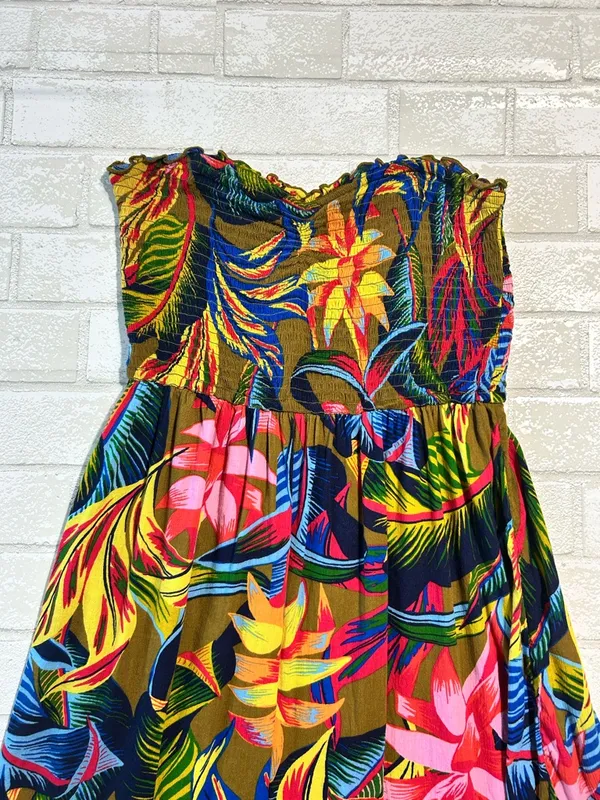 Aerie Strapless Smocked Maxi Dress - Image 2