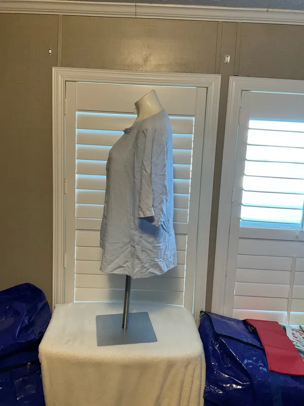 Light blue woman blouse Size XL - Image 4