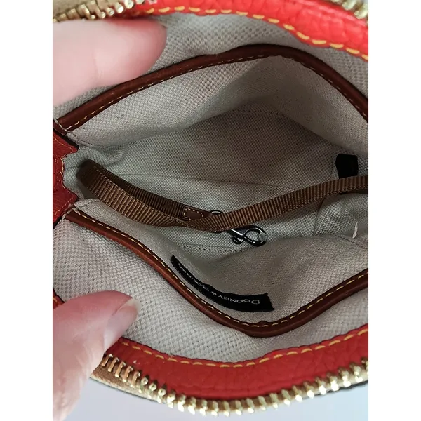 Dooney & Bourke Red Pebbled Leather Mini Crossbody Bag - Image 13