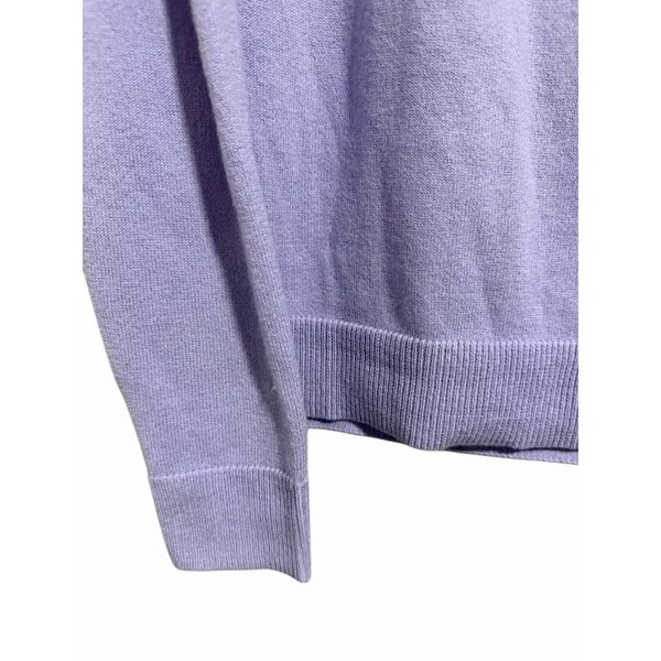 Smartwool Edgewood Colorblock‎ Crew Sweater Ultra Violet Women's Size Small - Image 7