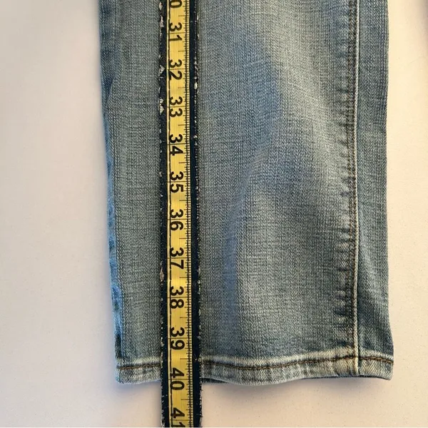 Levi’s 545 Low Waist Straight Leg Jeans Light Wash Size 8 - Image 8
