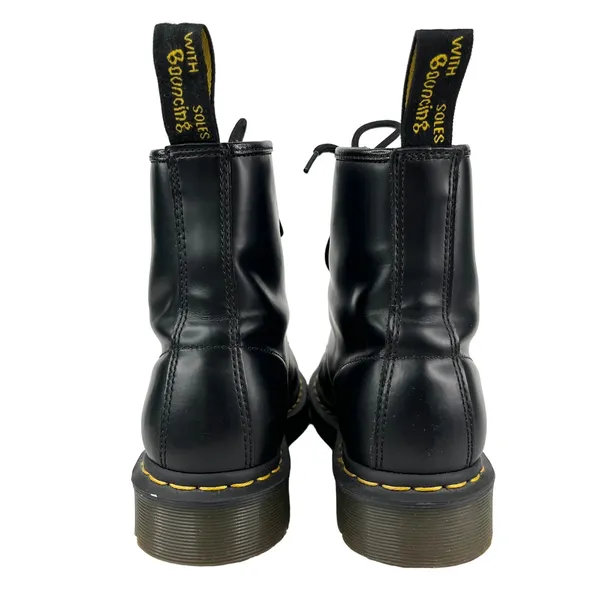 Dr. Martens 1460 Smooth Leather Black Lace Up Boots EU41 W9 M8 UK7 - Image 3