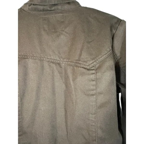 Volcom Brown Basic Zipper Sleeves Simple Full Zip Lightweight Jacket Women Sz S - Image 11