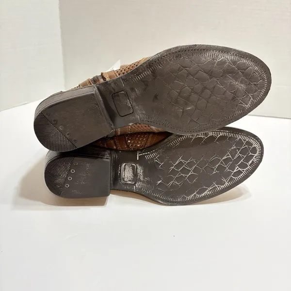 Sterling River Boots Womens 10 Brown Leather Perforated Western NWT - Image 11
