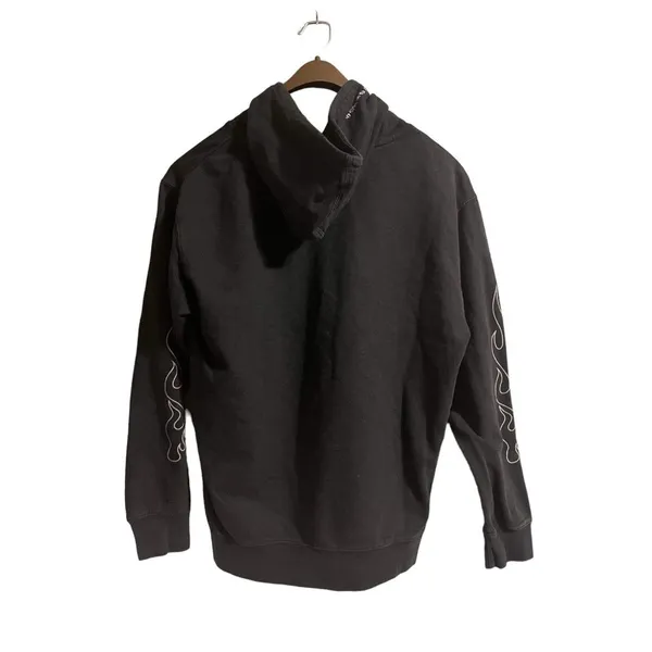 Sofia Dossi Black Adult Skeleton Hoodie Measured Punk Hip Hop Grunge‎ - Image 2