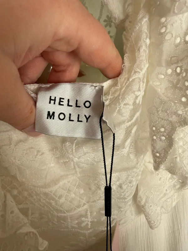 Hello Molly Dress Mini White - Image 5