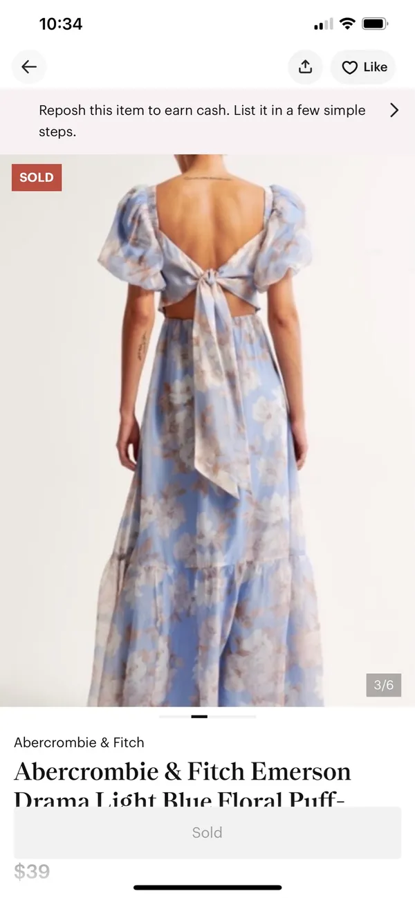 Abercrombie Maxi Dress Floral - Image 2
