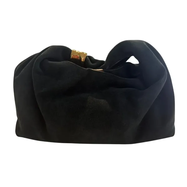 Madewell Suede Hand Held Ring Pouch in Midnight Forest - Image 2