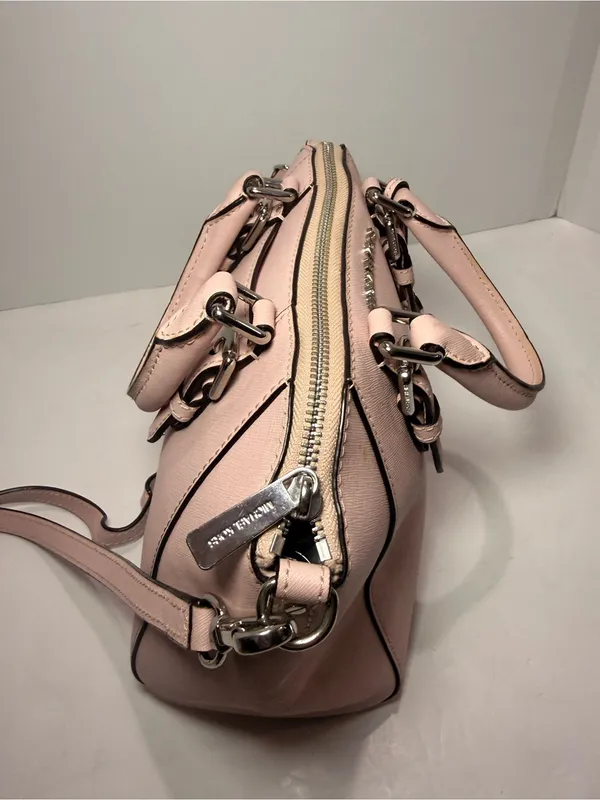 Michael Michael Kors Blush Pink Saffiano Leather Small Satchel Crossbody - Image 6
