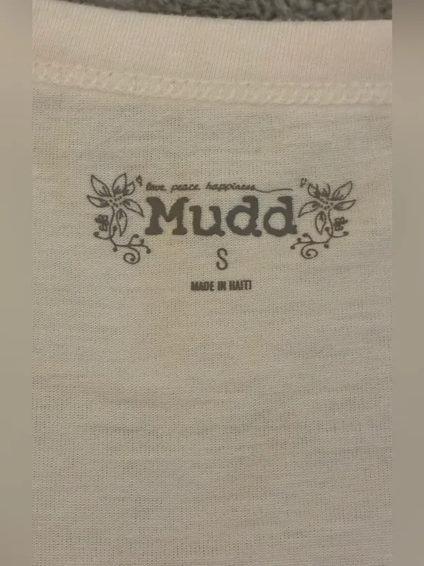 Women’s MUDD Brand Long-Sleeve Tee - White Size Small - Image 2