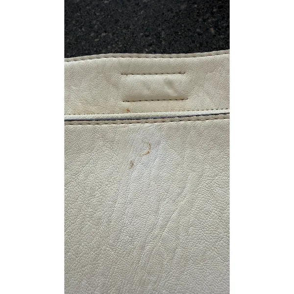 Calvin Klein Sonoma Ivory Faux Leather Crossbody Bag Gold Hardware - Image 6