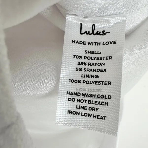 Lulus Where You Are White Strapless Romper Cute Party Bridal Vacation XS NWT - Image 11