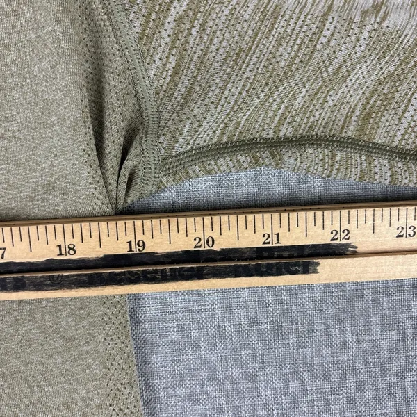 Lululemon Hoodie Mens L Green‎ 1/4 Zip Stretch Your Head Lightweight - Image 13