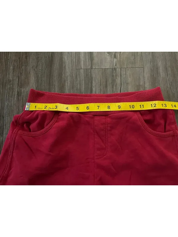 True Religion Red Sweat Shorts Sz XL Horseshoe - Image 4