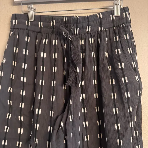 GARNET HILL Cropped Gauze Palazzo Pants‎ - Image 4