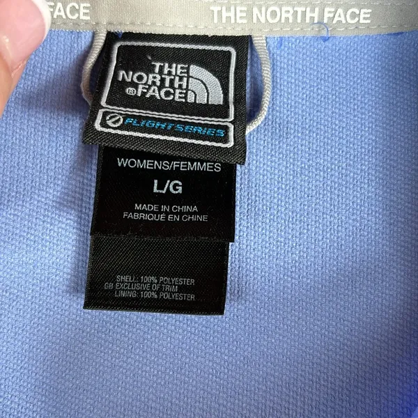 The North Face Women's Full Zip Windbreaker Lightweight Jacket Flight Series LG - Image 6