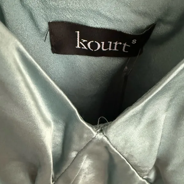 Few Moda kourt Jules Satin Mini Slip Dress - Size S‎ - Turquoise - NWT - Image 6