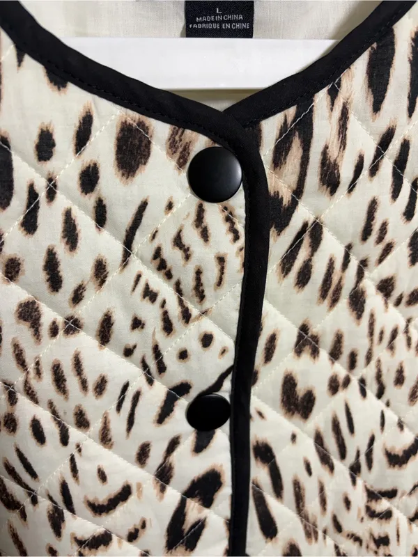 Sanctuary Quilted Jacket Animal Print NWT $129 - Image 6