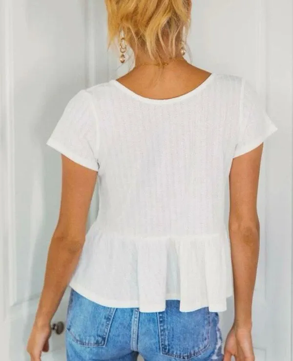 White Tie Top Size XS - Image 2