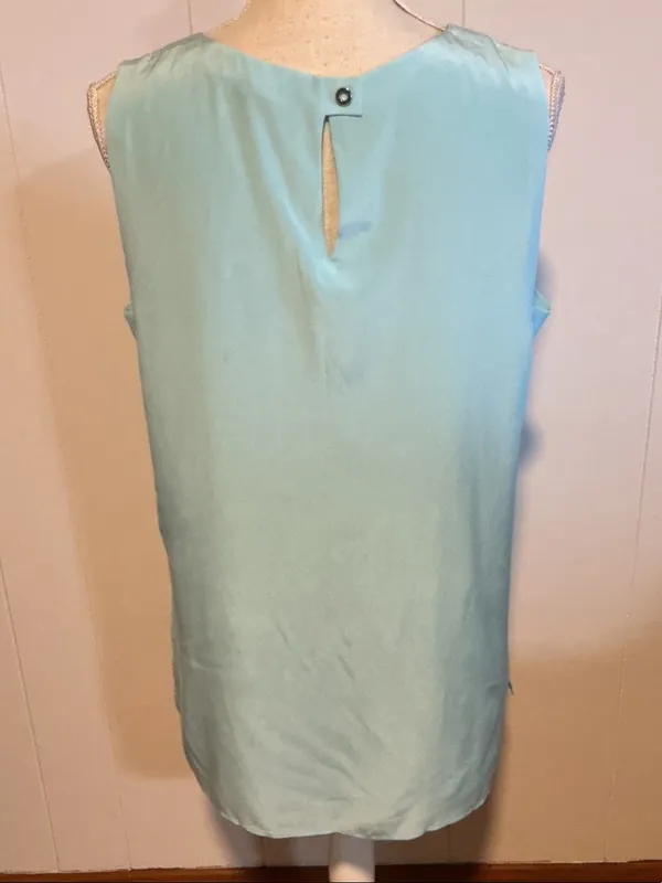 ANTONIO MELANI Mint Green Sleeveless Tank Top - Image 4