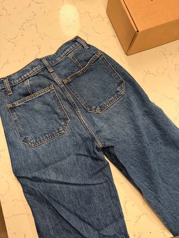 Reformation Alyssa High Rise Wide Leg Jeans - Image 6