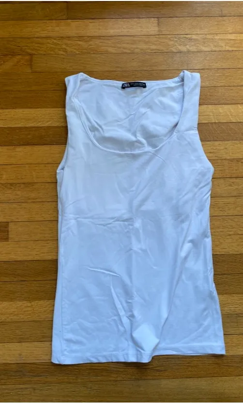 Zara white tank top - Image 4