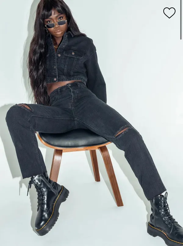 NWT  Black High-Waisted Jeans - Image 2