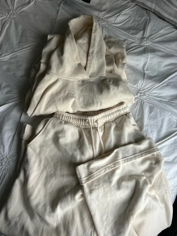 Topshop Pale Yellow Oversized Sweatset.  - Image 3