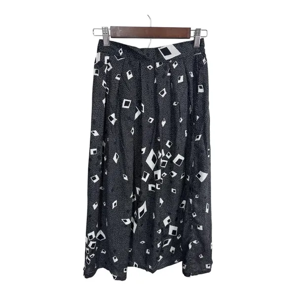 Greenwich Square Skirt Geometric Abstract Print Women's 9/10 Vintage Boho USA - Image 4