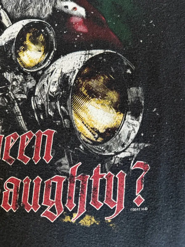 Santa Harley Davidson graphic tee  - Image 3