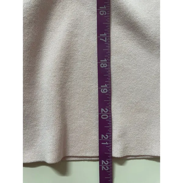 Zara Light Pink Square Neckline Tie Back Top Size L (See Description) - Image 7