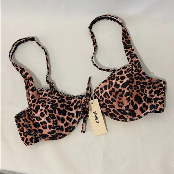 Seamolly Women‘s Bikini Set Two Piece Swimsuit Animal Print - Medium - Image 3