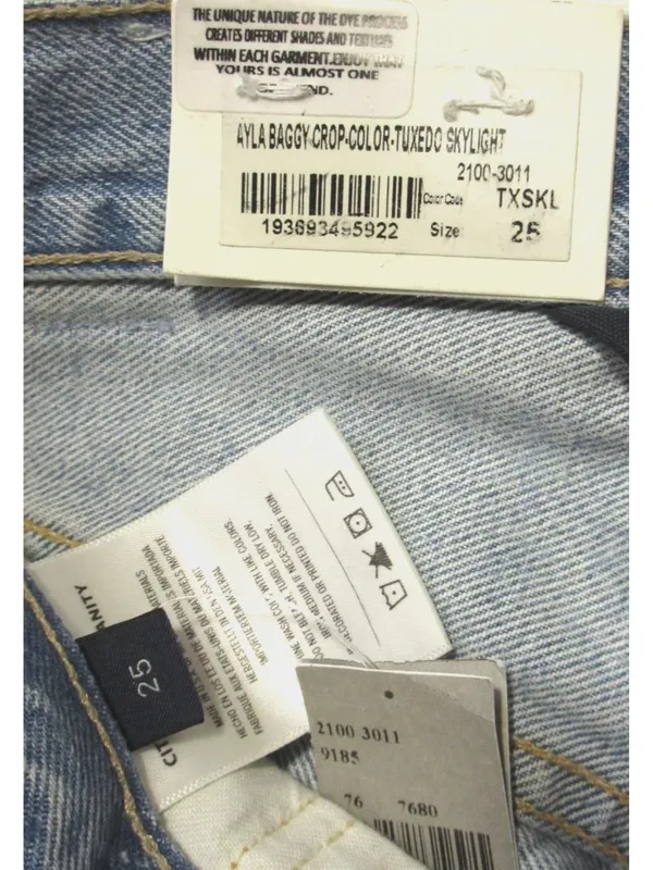 NWT Citizens of Humanity Ayla Baggy in Tuxedo Skylights Rigid Jeans 25 - Image 7