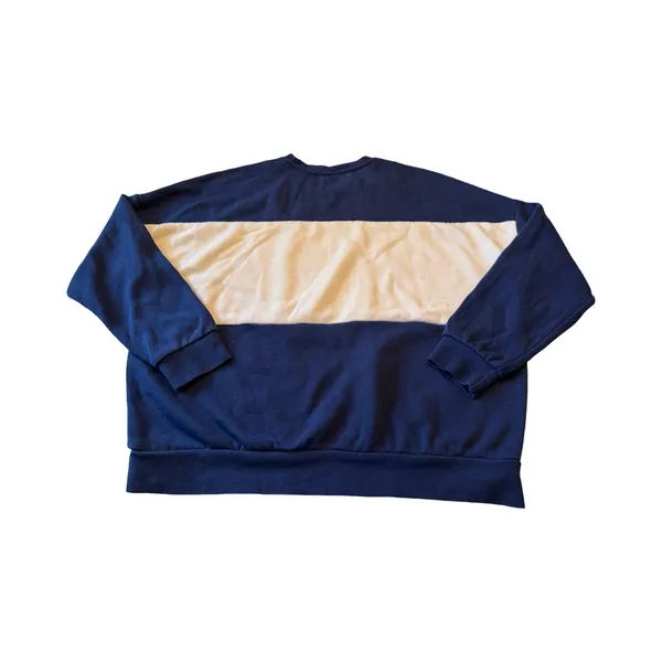 Her Universe Studio Ghibli My Neighbor Totoro Blue Colorblock Sweatshirt M - Image 5