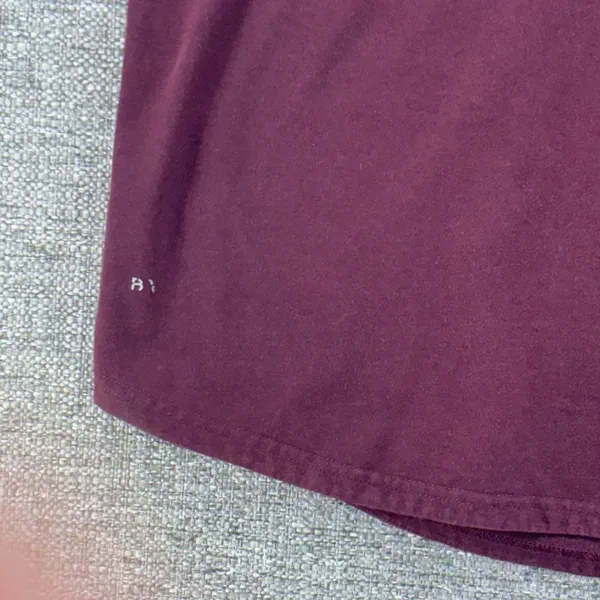 BYLT Drop‎ Cut Shirt Maroon XL Purple Size L - Image 6