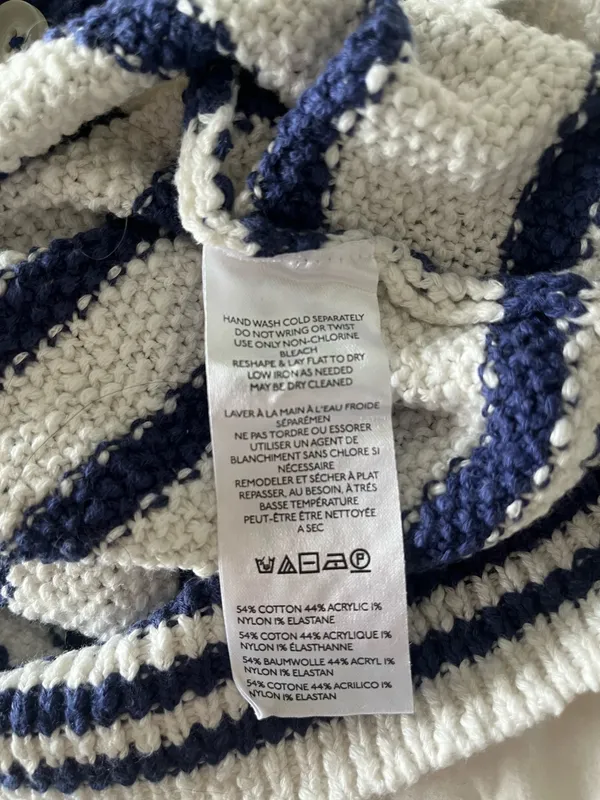 Anthropologie Striped Sweater Vest - Image 8