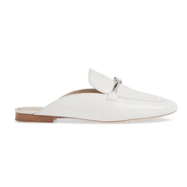 KATE SPADE NEW YORK $399 Women's White‎ Leather Laura Mule Size 9.5 - Image 2