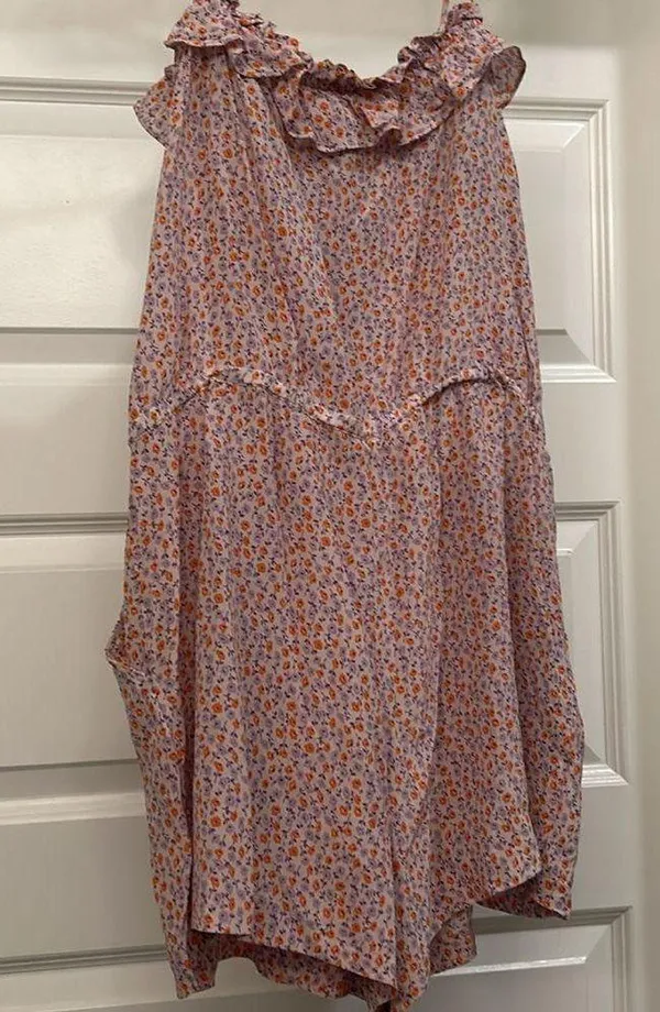NWOT J Crew Floral Romper - 100% Silk - Image 5