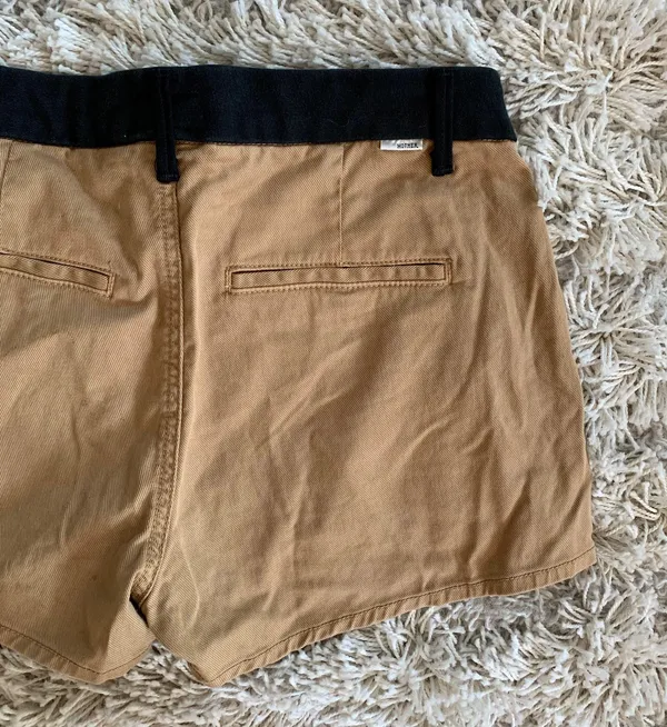Brown/Tan/Black Mother Short Short Prep Shorts - Image 5