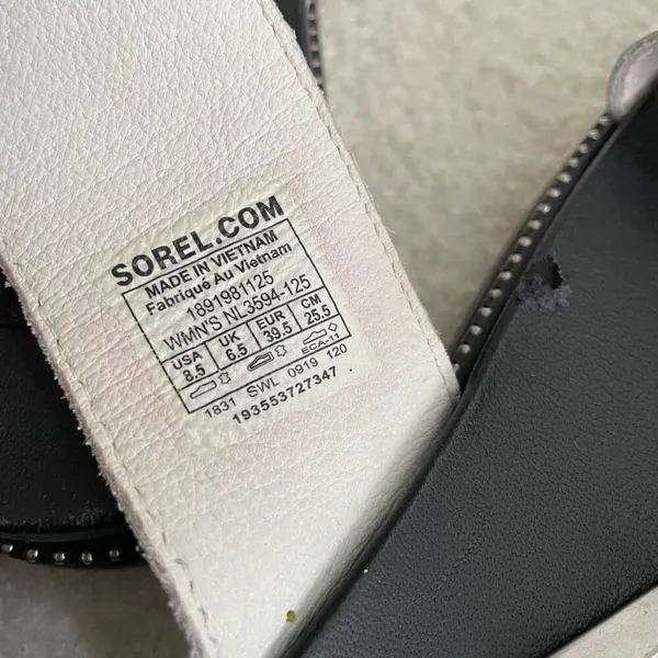 Sorel Roaming Buckle Slide Sandal White 8.5 - Image 6