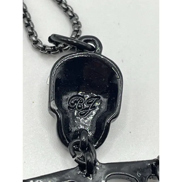 Betsey Johnson Glow In The Dark Adjustable Halloween Skeleton Necklace Goth - Image 6