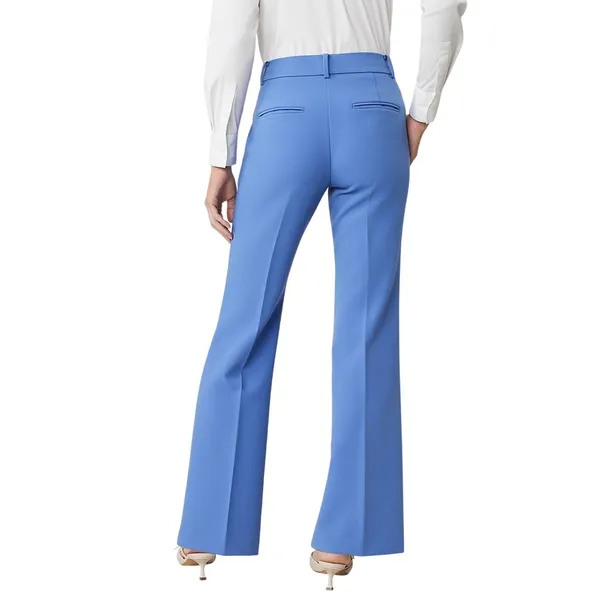 Ann Taylor Womens Jayne Straight Leg Trouser Pants Blue Size 4 Career Office - Image 2