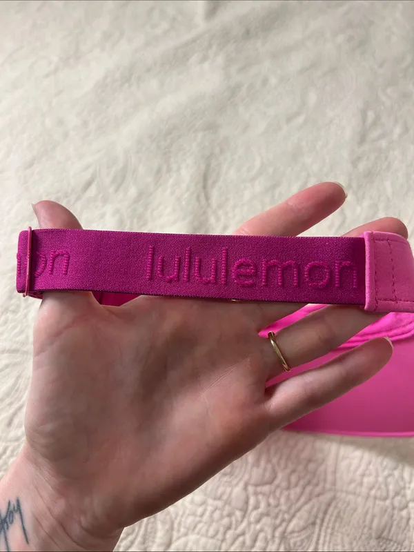 lululemon athletica Hot Pink Women's Visor - Image 4
