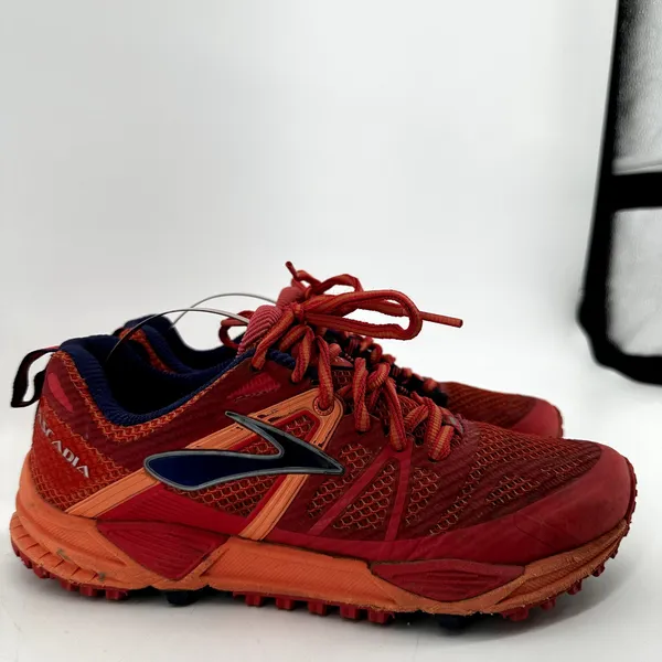 Brooks Cascadia 10 Trail Running Shoes BioMoGo DNA Flamingo Creamsicle 6 - Image 3
