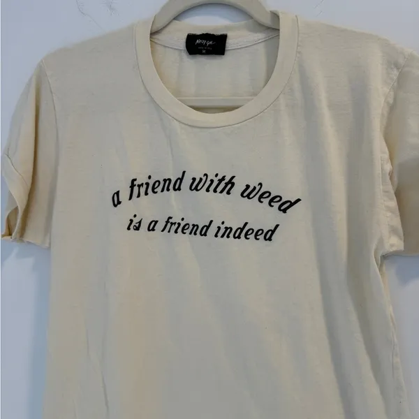 Cream Graphic T-Shirt - Image 2