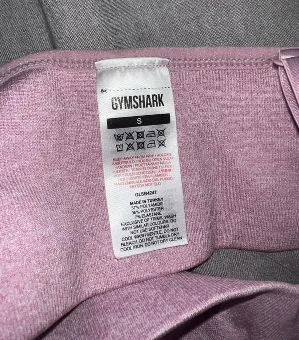 Pink Gymshark Sports Bra - Image 3