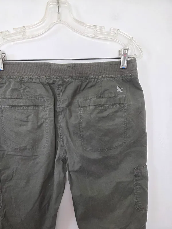 Eddie Bauer Women's Laid-back Twill Jogger Pant Dark Cool Green Size 8 Medium - Image 7
