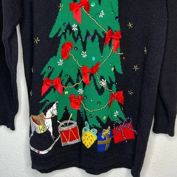 Vintage P'Galli Christmas‎ Sweater - Image 3